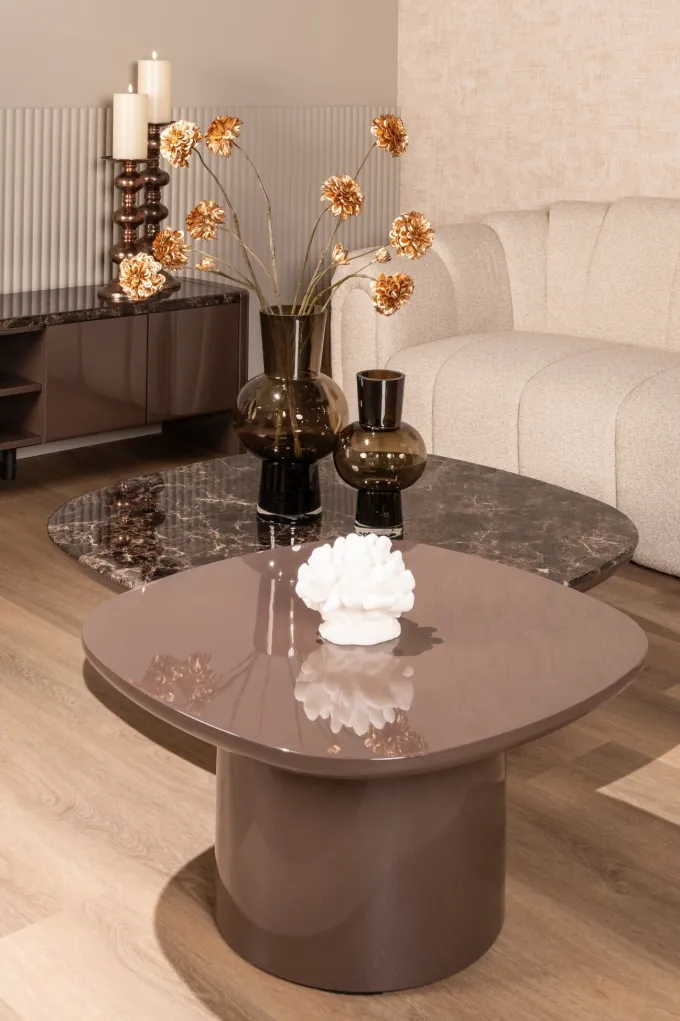 Richmond Interiors Bijzettafel Almundi chocolade bruin