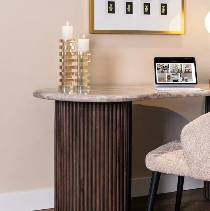 Richmond Interiors Bureau Rashford Blush beige
