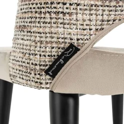 Richmond Interiors Chair Tabitha trendy nature / quartz khaki