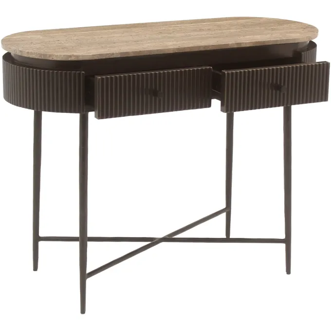 Richmond Interiors Console Russo brown
