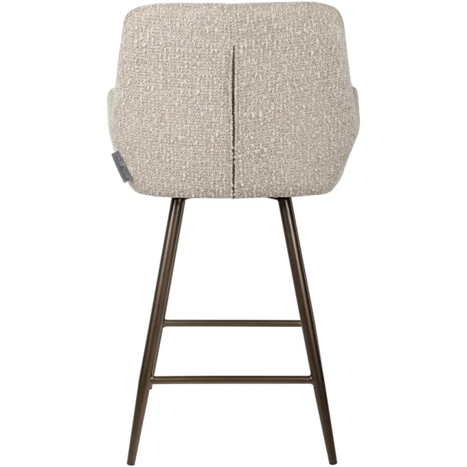 Richmond Interiors Counterstoel Linsey naturel chunky draaibaar - Set van 2