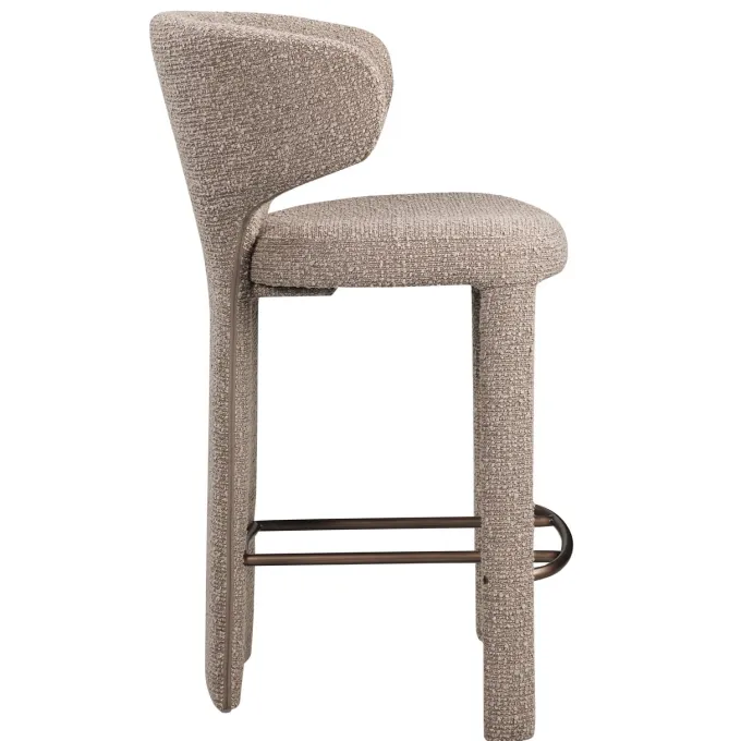 Richmond Interiors Counterstoel Viola mocca chunky