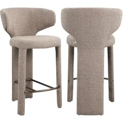 Richmond Interiors Counterstoel Viola mocca chunky