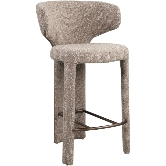 Richmond Interiors Counterstoel Viola mocca chunky