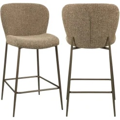 Richmond Interiors Counterstoel Odarby bruin tweed fire retardant