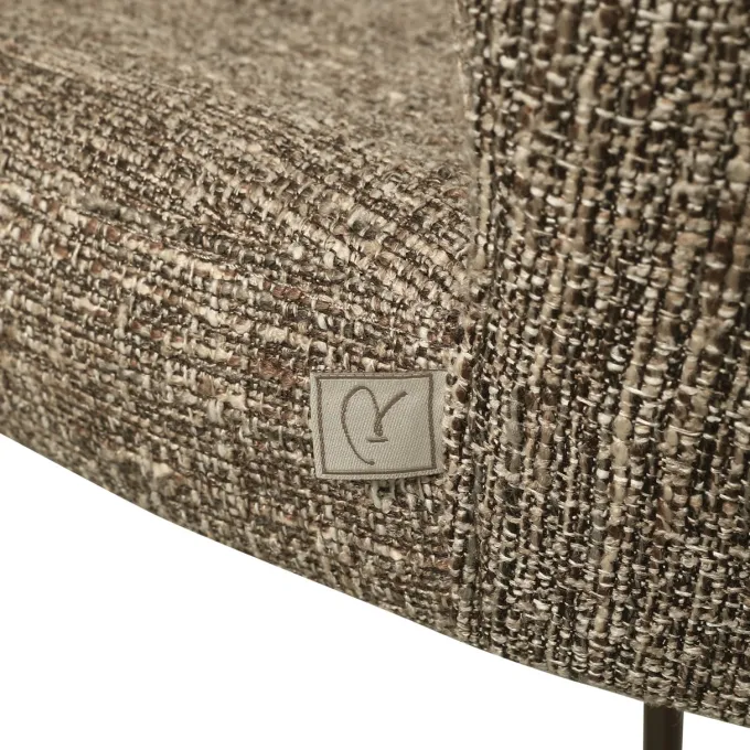 Richmond Interiors Counterstoel Odarby bruin tweed fire retardant