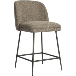 Richmond Interiors Counterstoel Pullitzer bruin tweed