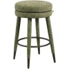 Richmond Interiors Counterstoel Tenashar green blockweave draaistoel
