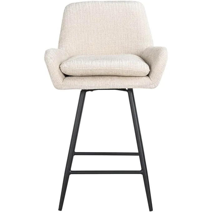 Richmond Interiors Counterstoel Linsey beige chenille Niagara 902 beige