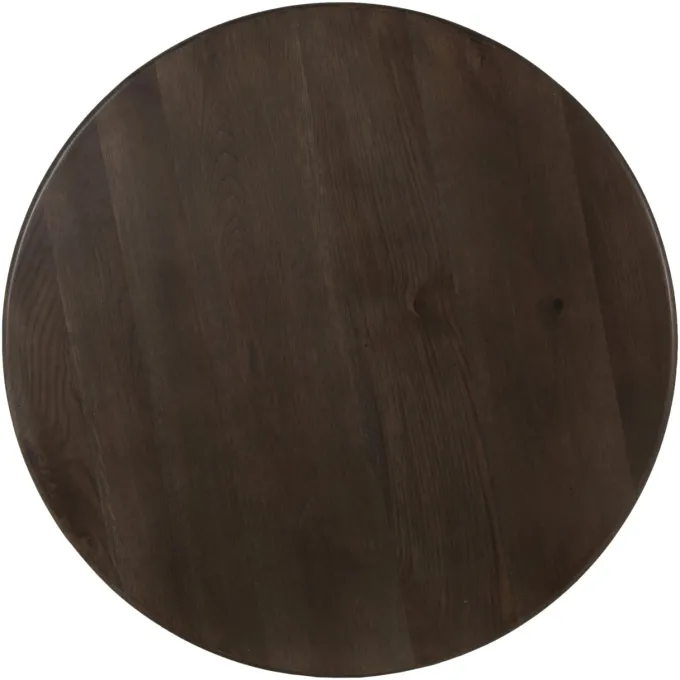 Richmond Interiors Countertafel Harper Smoked charchoal Ø81 cm