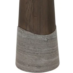 Richmond Interiors Countertafel Harper Smoked charchoal Ø81 cm