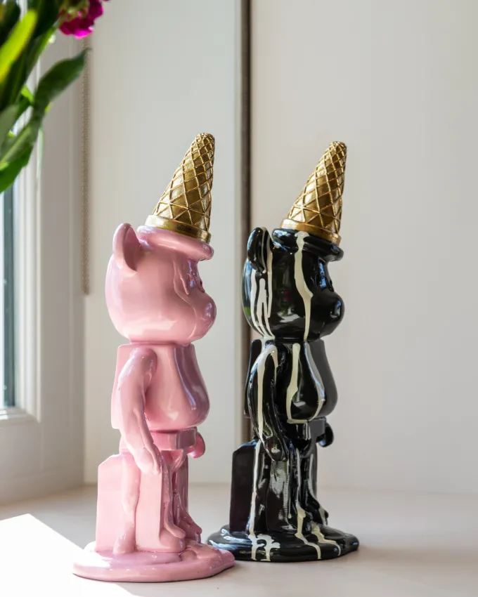 Richmond Interiors Deco object icebear zwart