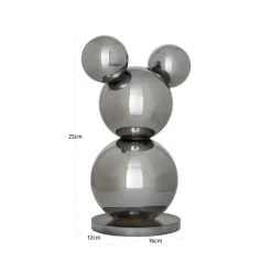 Richmond Interiors Decoratief object Beary zilver