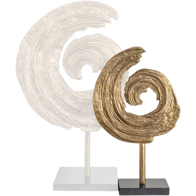 Richmond Interiors Decoratief object Swirl antiek brons