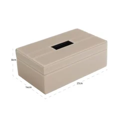 Richmond Interiors Decoratief object Viper taupe tissue box