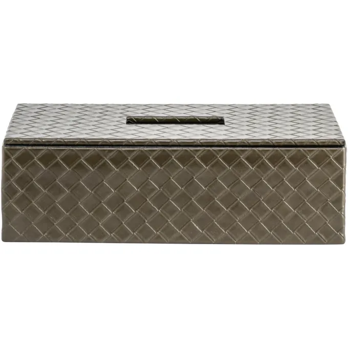 Richmond Interiors Decoratief object Vex olive tissue box