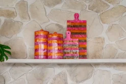 Richmond Interiors Dienblad Cindy roze/oranje – klein
