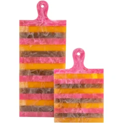 Richmond Interiors Dienblad Cindy roze/oranje - groot