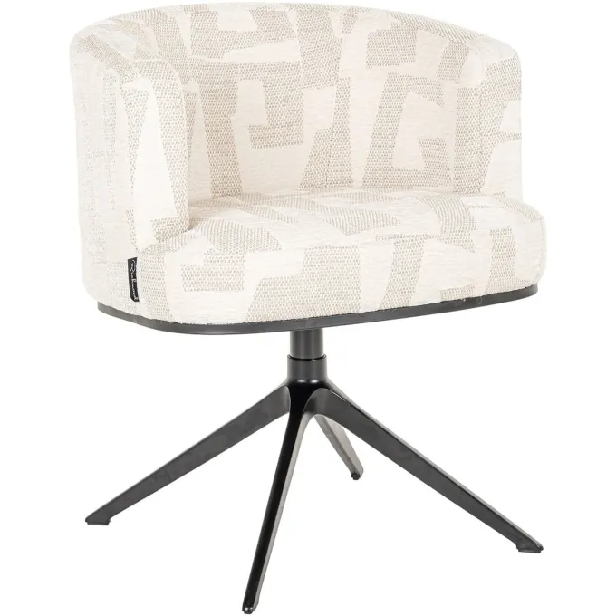 Richmond Interiors Draaifauteuil Cheyenne Beige graffic