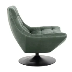 Richmond Interiors Draaifauteuil Richelle Jade Velvet (Genova 504 Jade) van Richmond Interiors