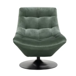 Richmond Interiors Draaifauteuil Richelle Jade Velvet (Genova 504 Jade) van Richmond Interiors