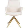 Richmond Interiors Draaistoel met arm Dakota Niagara 902 beige chenille