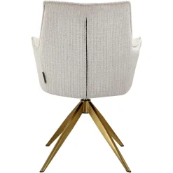 Richmond Interiors Draaistoel met arm Dakota Niagara 902 beige chenille