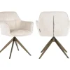 Richmond Interiors Draaistoel Aline white chenille