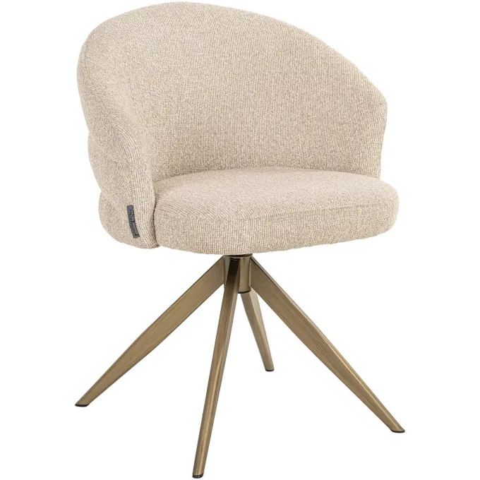 Richmond Interiors Draaistoel Zendaya biscotti