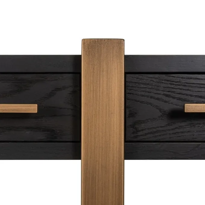 Richmond Interiors Dressoir Cambon 3-laden (Dark coffee)