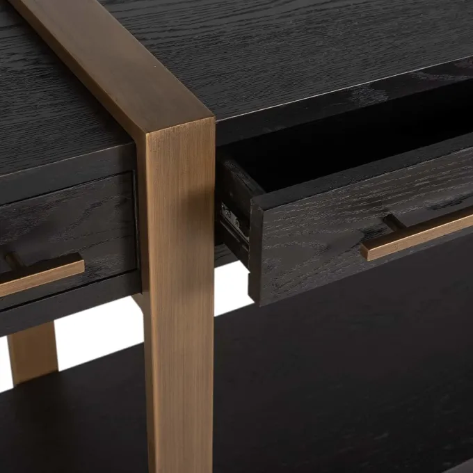 Richmond Interiors Dressoir Cambon 3-laden (Dark coffee)