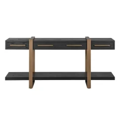 Richmond Interiors Dressoir Cambon 3-laden (Dark coffee)