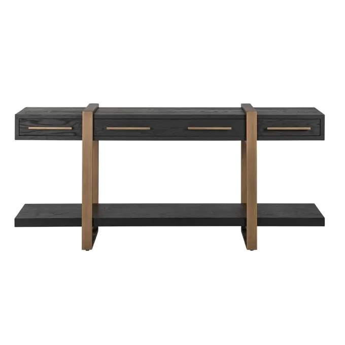 Richmond Interiors Dressoir Cambon 3-laden (Dark coffee)