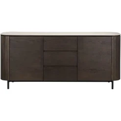 Richmond Interiors Dressoir Ritz 2-deurs 3-laden Bruin
