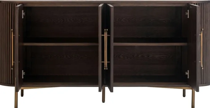 Richmond Interiors Dressoir luxor 4-deurs (Brown)