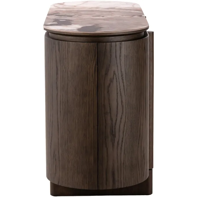 Richmond Interiors Dressoir Langford bruin 3-doors - 120 cm