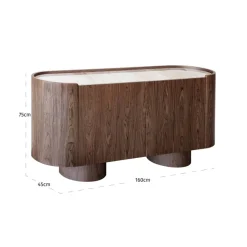 Richmond Interiors Dressoir Callahan bruin 2-doors