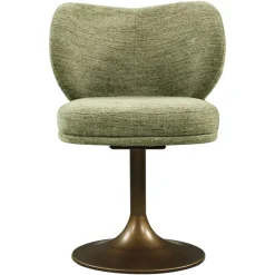 Richmond Interiors Eetkamerstoel Amely pistache softweave draaistoel