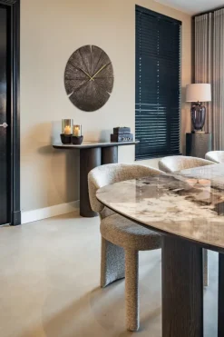 Richmond Interiors Eetkamerstoel Viola naturel linear