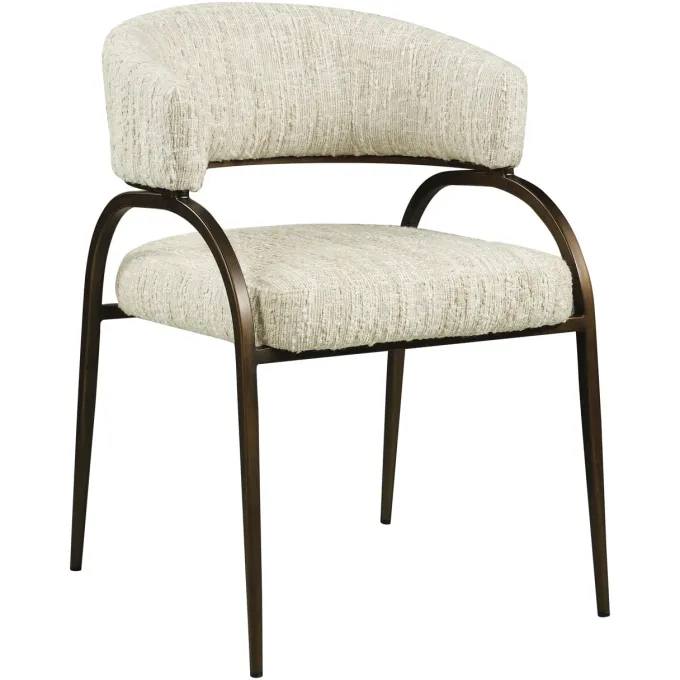 Richmond Interiors Eetkamerstoel Charda beige angora
