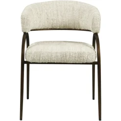 Richmond Interiors Eetkamerstoel Charda beige angora