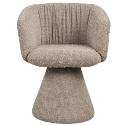 Richmond Interiors Eetkamerstoel Madeline mocca chunky draaibaar