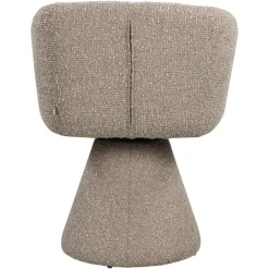 Richmond Interiors Eetkamerstoel Madeline mocca chunky draaibaar