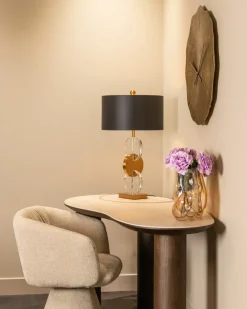 Richmond Interiors Eetkamerstoel Madeline mocca chunky draaibaar