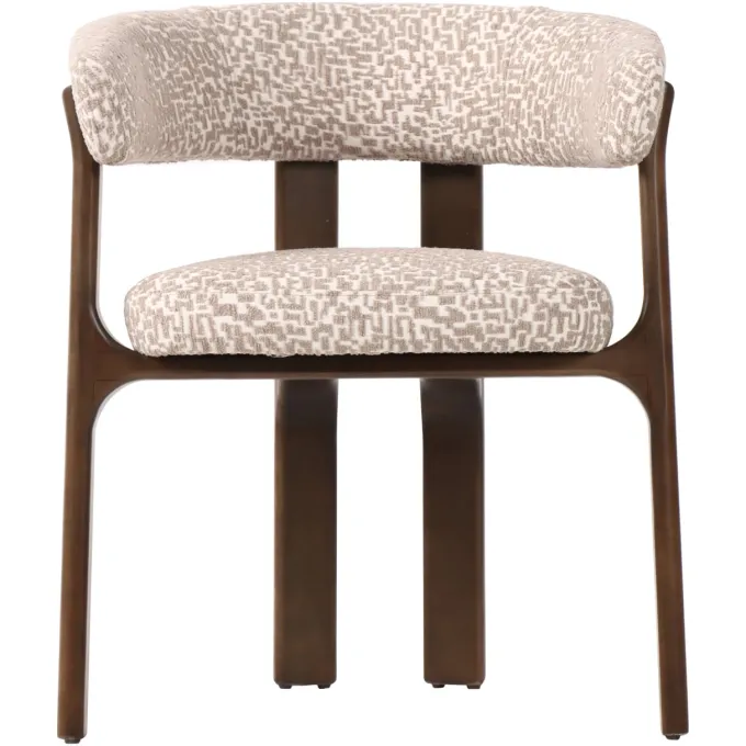Richmond Interiors Eetkamerstoel Contigo naturel geo