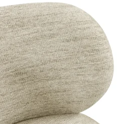 Richmond Interiors Eetkamerstoel Amely naturel softweave draaistoel