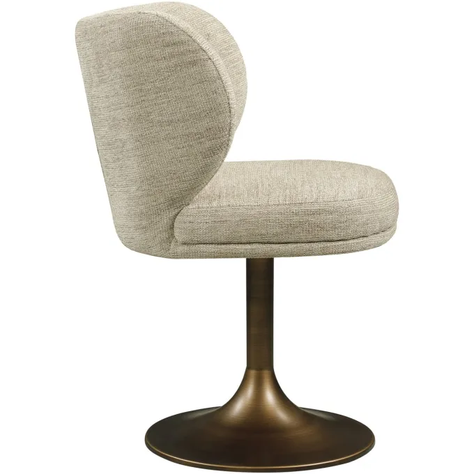 Richmond Interiors Eetkamerstoel Amely naturel softweave draaistoel