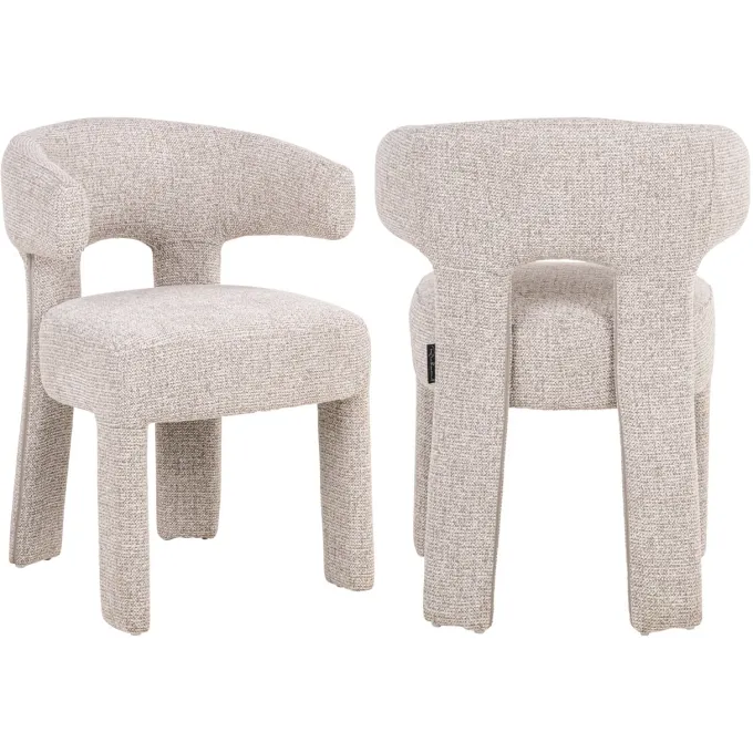 Richmond Interiors Eetkamerstoel Nerio natural fancy