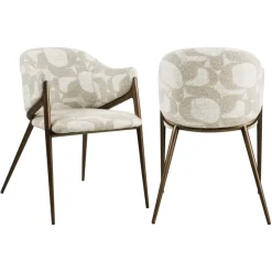 Richmond Interiors Eetkamerstoel Gwen naturel oasis