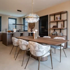Richmond Interiors Eetkamerstoel Gwen naturel oasis